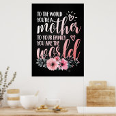Poster Cadeau À Ma Mère (Cuisine)