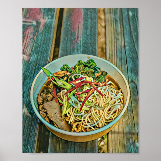 Poster cadeau amoureux Ramen (Devant)