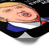 Poster Cadeau Anniversaire Funny Trump Citation Chemise P (Coin)