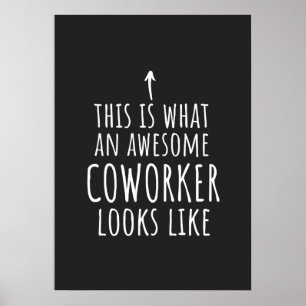 Poster Cadeau Coworker, Mug Coworker, Super Coworker
