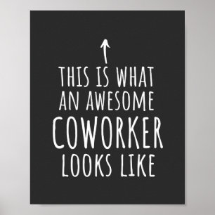 Poster Cadeau Coworker, Mug Coworker, Super Coworker