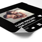 Poster Cadeau d'affichage d'enregistrement personnalisé (Coin)