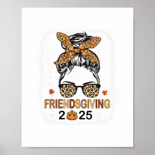 Poster Cadeau d'amis 2025 Action de grâce Friendsgiving M