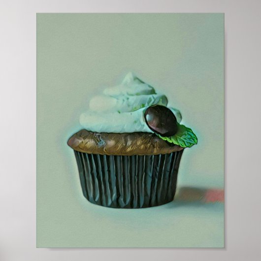 Poster Cadeau d'anniversaire de crème glacée (Devant)