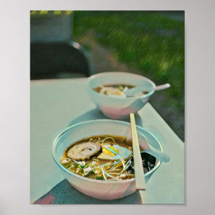 Poster cadeau d'anniversaire Ramen