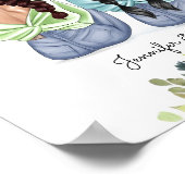 Poster Cadeau d'anniversaire soeur, cadeau personnalisé p (Coin)