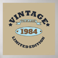 Cadeau d'anniversaire vintage personnalisé