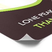 Poster Cadeau d'arbre de pommier pour appréciation des en (Coin)