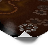 Poster Cadeau d'art aborigène australien (Coin)