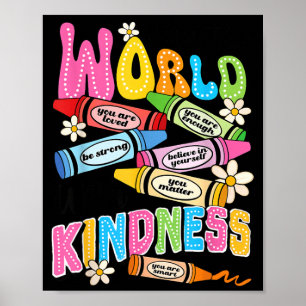 Poster Cadeau d'art positif pour enfants pour peindre le