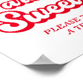 Poster Cadeau de Baby Shower de la Saint-Valentin (Coin)