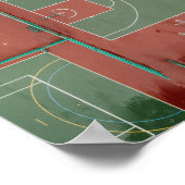 Poster Cadeau de basket-ball cool (Coin)