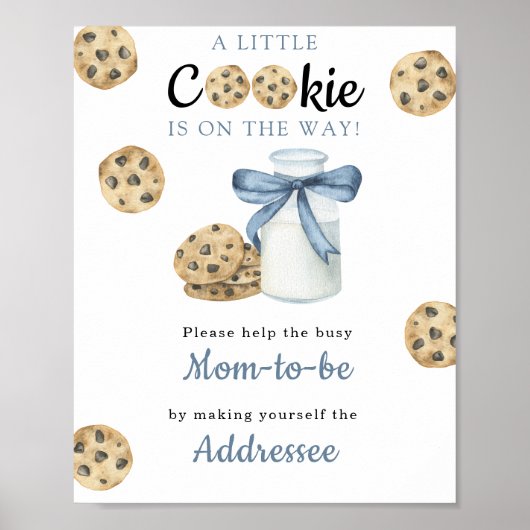 Poster Cadeau de bébé pour la future maman (Devant)