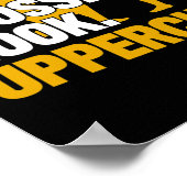 Poster Cadeau de boxe kickboxing Jab Cross Hook Uppercut (Coin)
