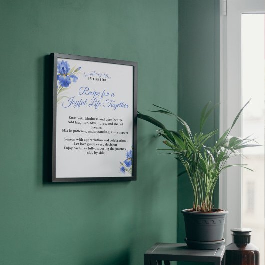 Poster Cadeau de douche de mariée