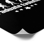Poster Cadeau de fin d'études | Évolution du diplômé (Coin)