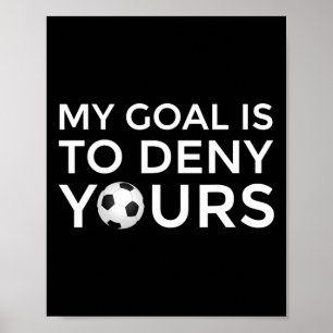 Poster Cadeau de football Hommes Garçons Adolescents Mon