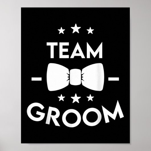 Poster Cadeau de la fête de mariage de l'équipe (Devant)
