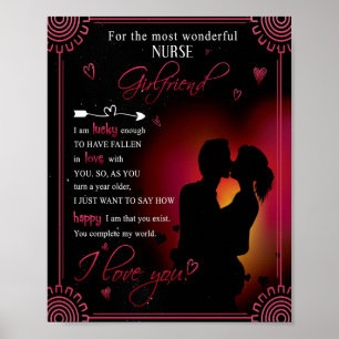 Poster Cadeau de la petite amie infirmière De Boyfriend