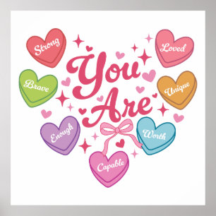 Poster Cadeau de la Saint-Valentin   Tu es mon amour