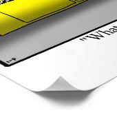 Poster Cadeau de l'affiche de l'Humour de course de 5K (Coin)