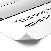 Poster Cadeau de l'affiche de l'Humour Médicale/médecin (Coin)