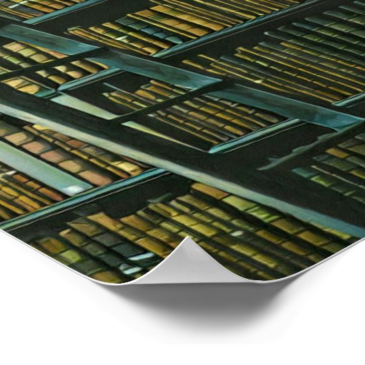 Poster cadeau de lecture vintage (Coin)