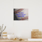 Poster Cadeau de l'équipe de baseball (Cuisine)