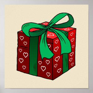 Poster Cadeau de Noël