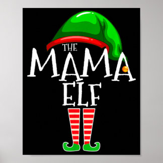 Poster Cadeau de Noël de groupe assorti pour la famille M