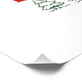 Poster Cadeau de Noël Désolé Santa (Coin)
