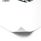 Poster Cadeau de Noël Je t'aime (Coin)