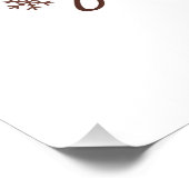 Poster Cadeau de Noël Saison Cosy (Coin)