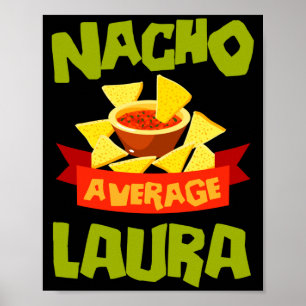 Poster Cadeau de nom d'anniversaire drôle de laura moyenn