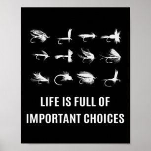 Poster Cadeau de pêche à la mouche pour pêcheur
