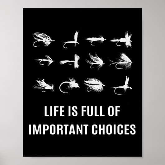 Poster Cadeau de pêche à la mouche pour pêcheur (Devant)
