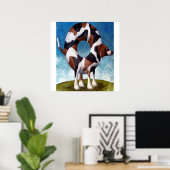 Poster Cadeau De Peinture Bagel-Beagle (Bureau à domicile)