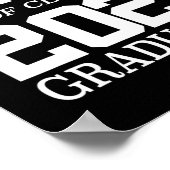 Poster Cadeau de remise des diplômes pour enseignant fier (Coin)