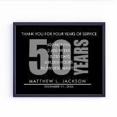 Poster Cadeau de retraite ou d'amortissement salarié