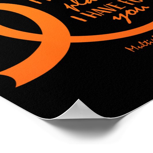 Poster Cadeau de sensibilisation à la sclérose en plaques (Coin)