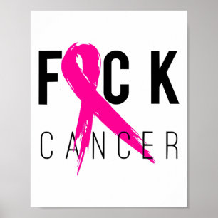 Poster Cadeau de sensibilisation au cancer du sein Retro