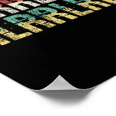 Poster Cadeau de tambour Paradiddle Drummer (Coin)