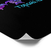 Poster Cadeau de tortue tribale de conception de plage de (Coin)