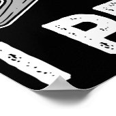 Poster Cadeau de travail du bois Hommes Lumberjack Arbori (Coin)