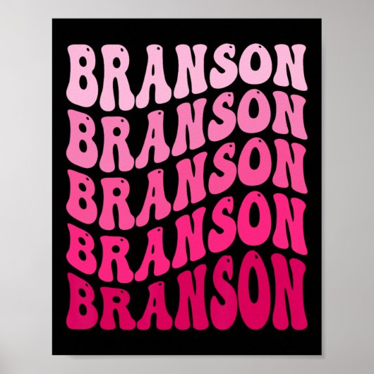Poster Cadeau de vacances à Branson Missouri Graphique Ré (Devant)