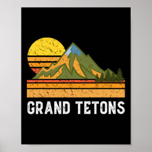 Poster Cadeau de vacances à la montagne - Randonnée d'esc