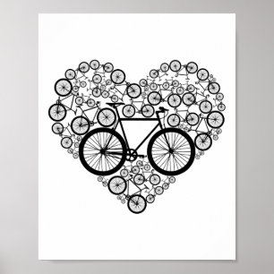 Poster Cadeau de vélo de montagne drôle pour hommes femme