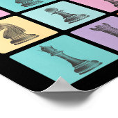 Poster Cadeau d'échecs | J'Aime Vraiment Les Pièces D'Éch (Coin)