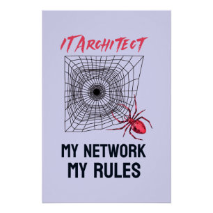 Poster Cadeau d'humour drôle pour l'administrateur du rés