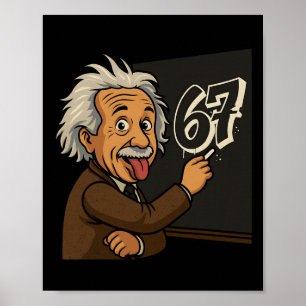 Poster Cadeau d'humour drôle pour professeur 67 pour les 